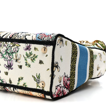 Christian Dior Canvas D-Constellation Embroidered Medium Lady D-Lite Latte Multicolor 19 of 24