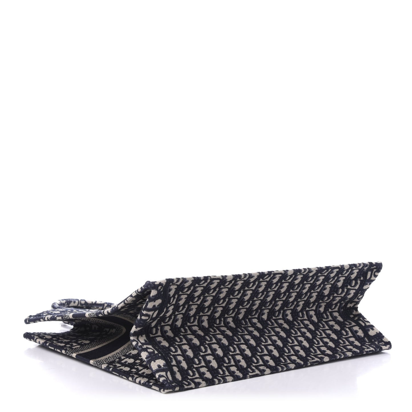 Oblique Book Tote Blue Multicolor