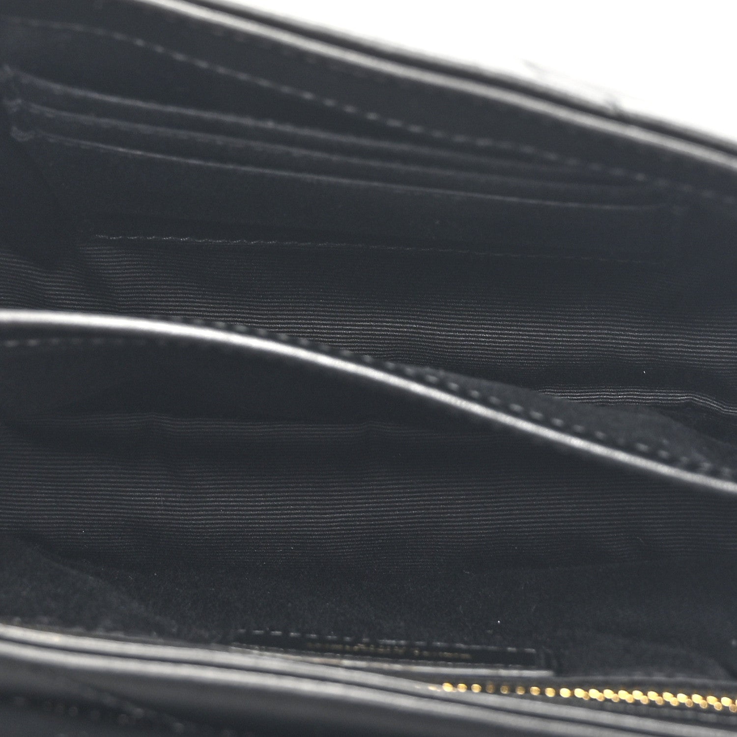 Saint Laurent Calfskin Y Quilted Monogram Toy Loulou Crossbody Bag Black 5 of 14