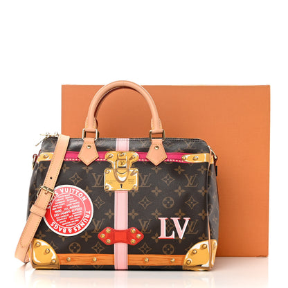 Louis Vuitton Monogram Summer Trunks Speedy Bandouliere 30 14 of 14