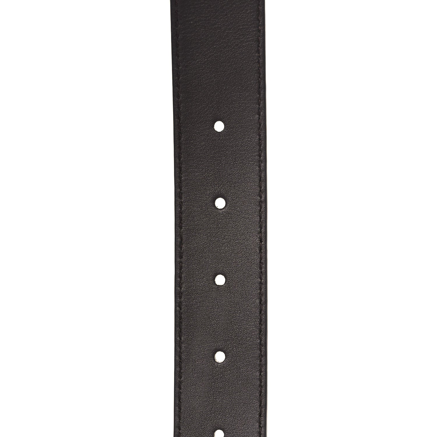 Gucci Moon Calfskin Double G 30mm Belt 85 34 Dark Cocoa 4 of 5