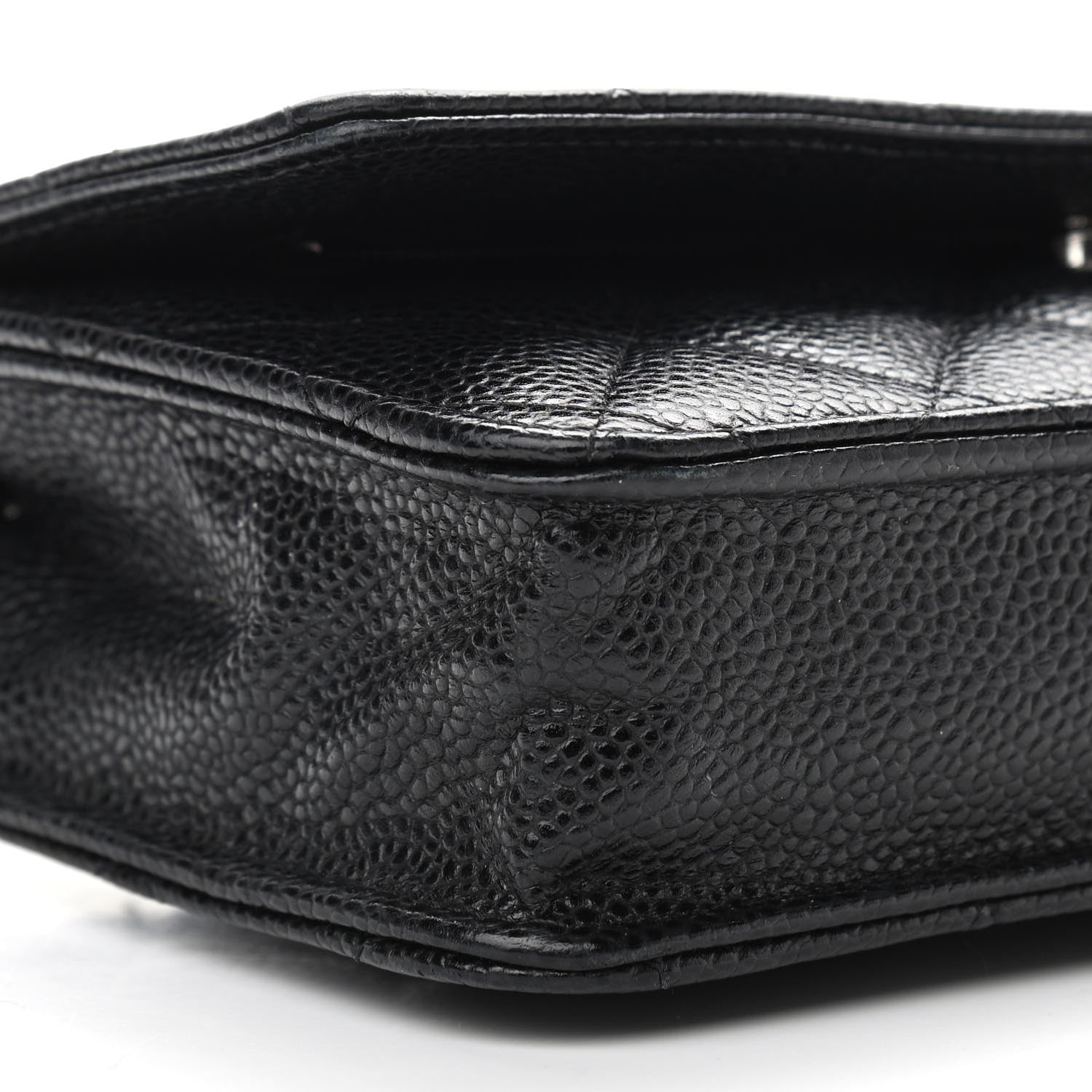 Chanel Caviar Quilted Wallet On Chain WOC Black 10 of 12