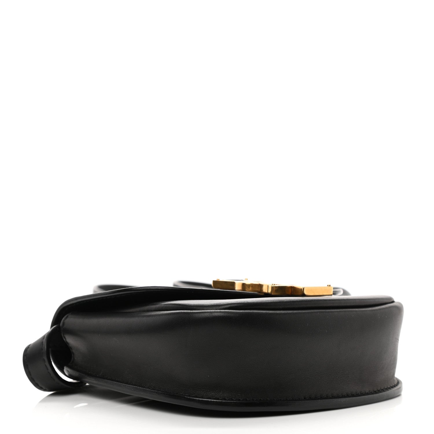 Saint Laurent Smooth Calfskin Mini Classic Monogram Kaia Satchel Black 4 of 16