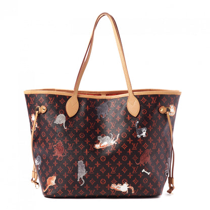 Louis Vuitton Catogram Neverfull MM Marron 1 of 9