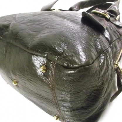 Chloe Leather Large Quilted Bay Tote Brown 5 of 11