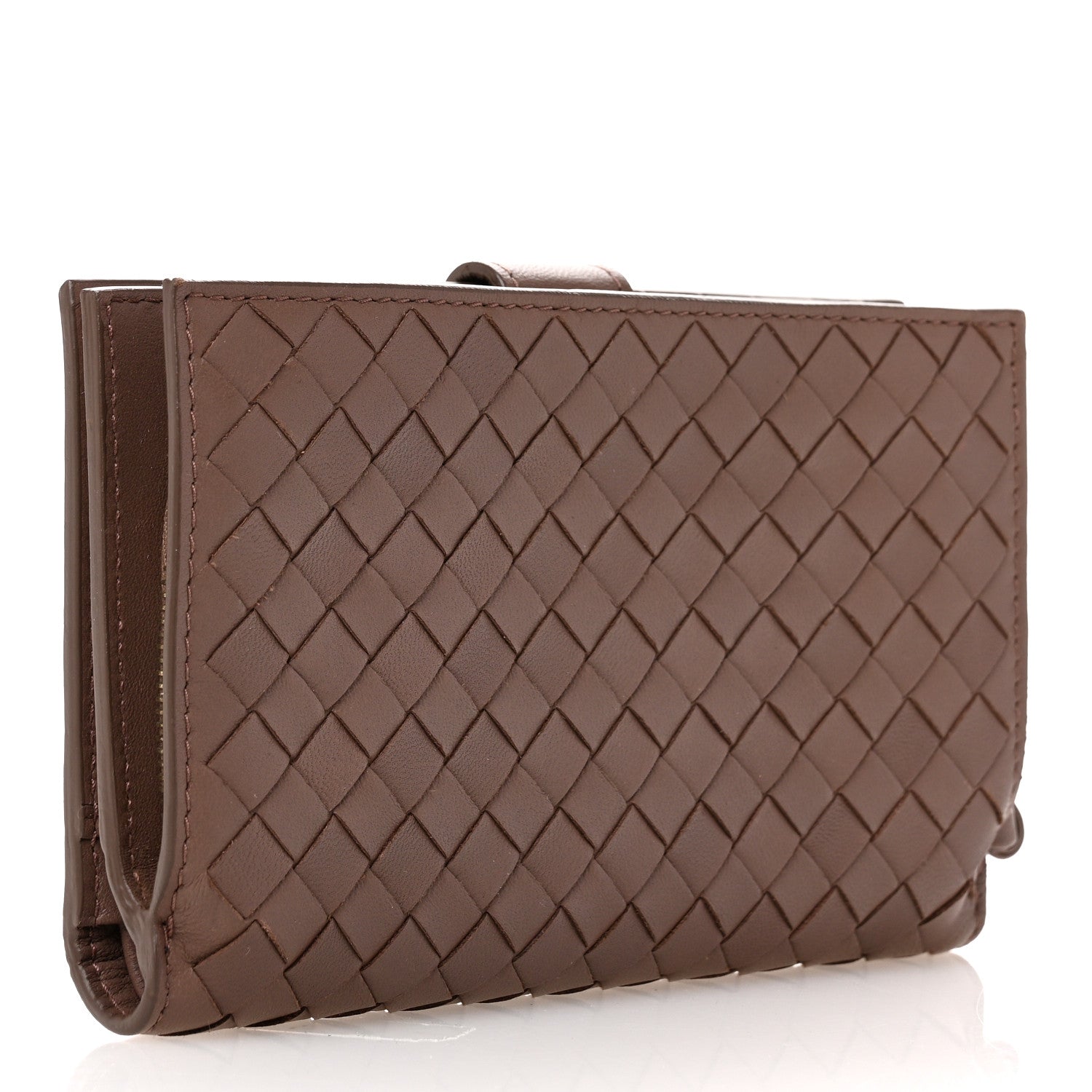 Bottega Veneta Nappa Intrecciato Continental Wallet Mink 3 of 8