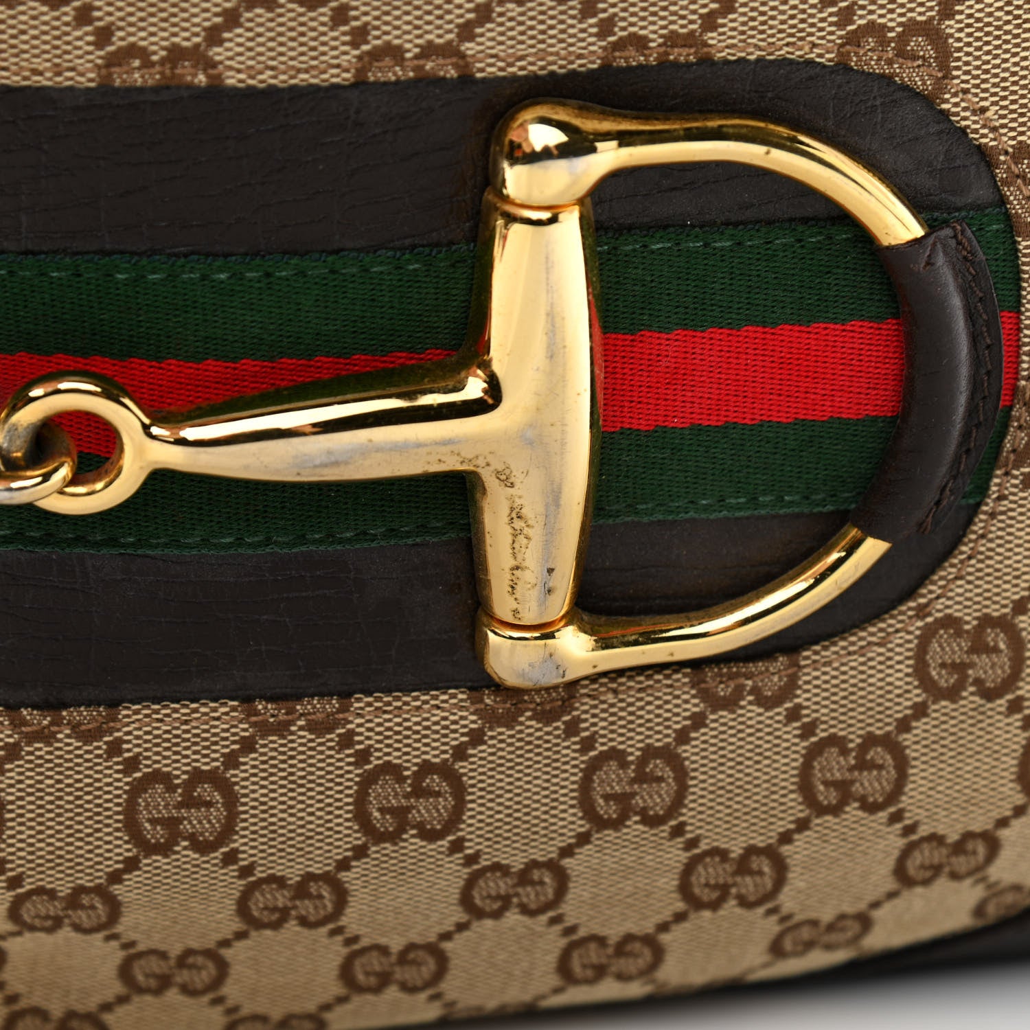 Gucci Monogram Hasler Hobo Dark Brown 13 of 13
