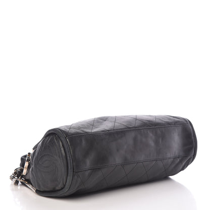 Chanel Lambskin Stitched Medium Ultimate Soft Tote Black 4 of 17