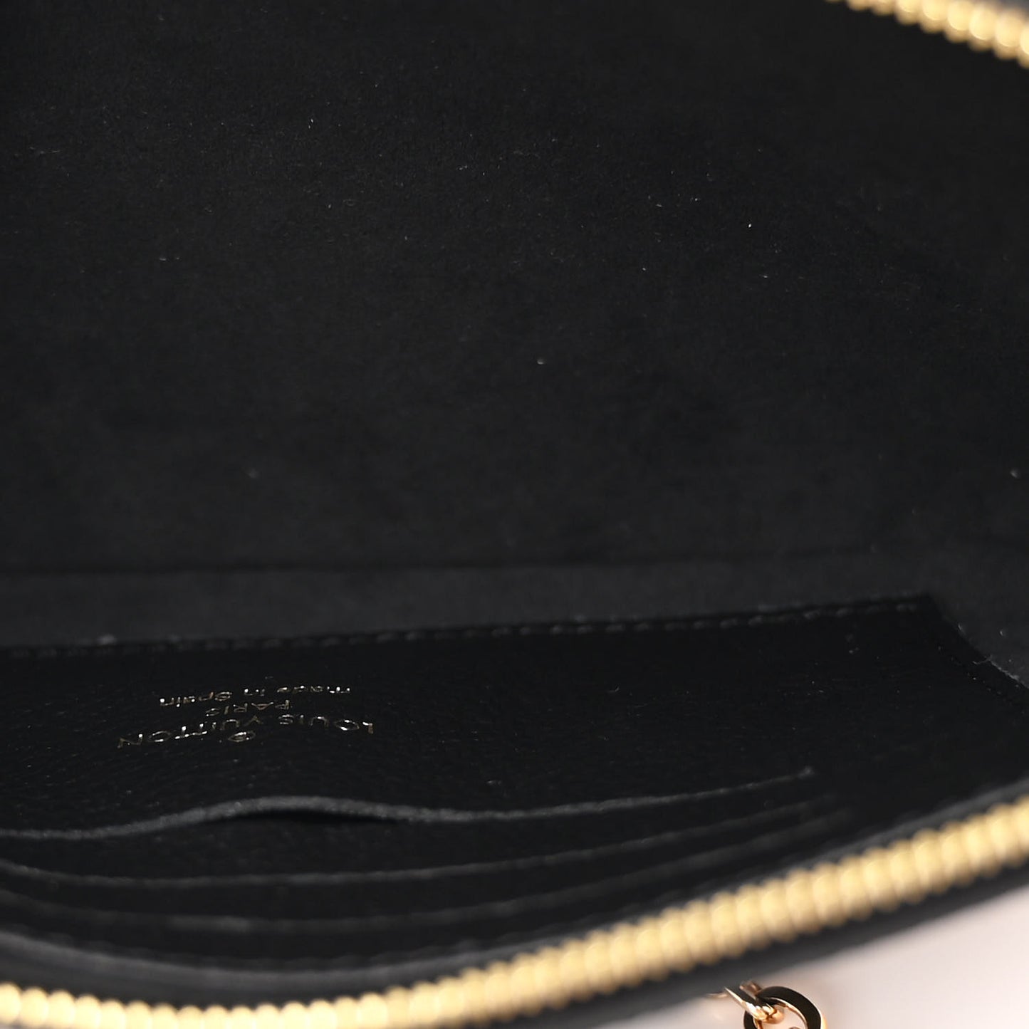 Empreinte Double Zip Pochette Black