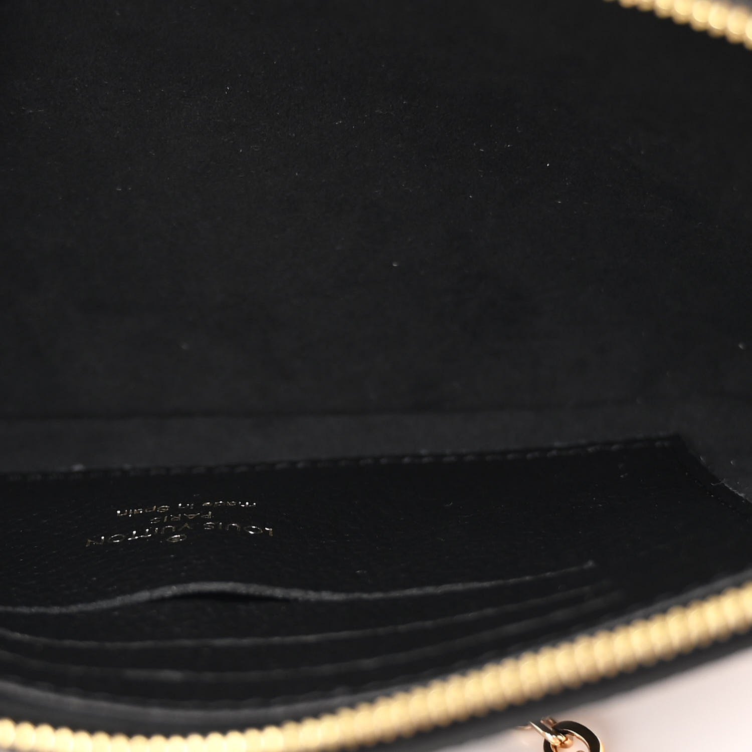 Louis Vuitton Empreinte Double Zip Pochette Black 6 of 11
