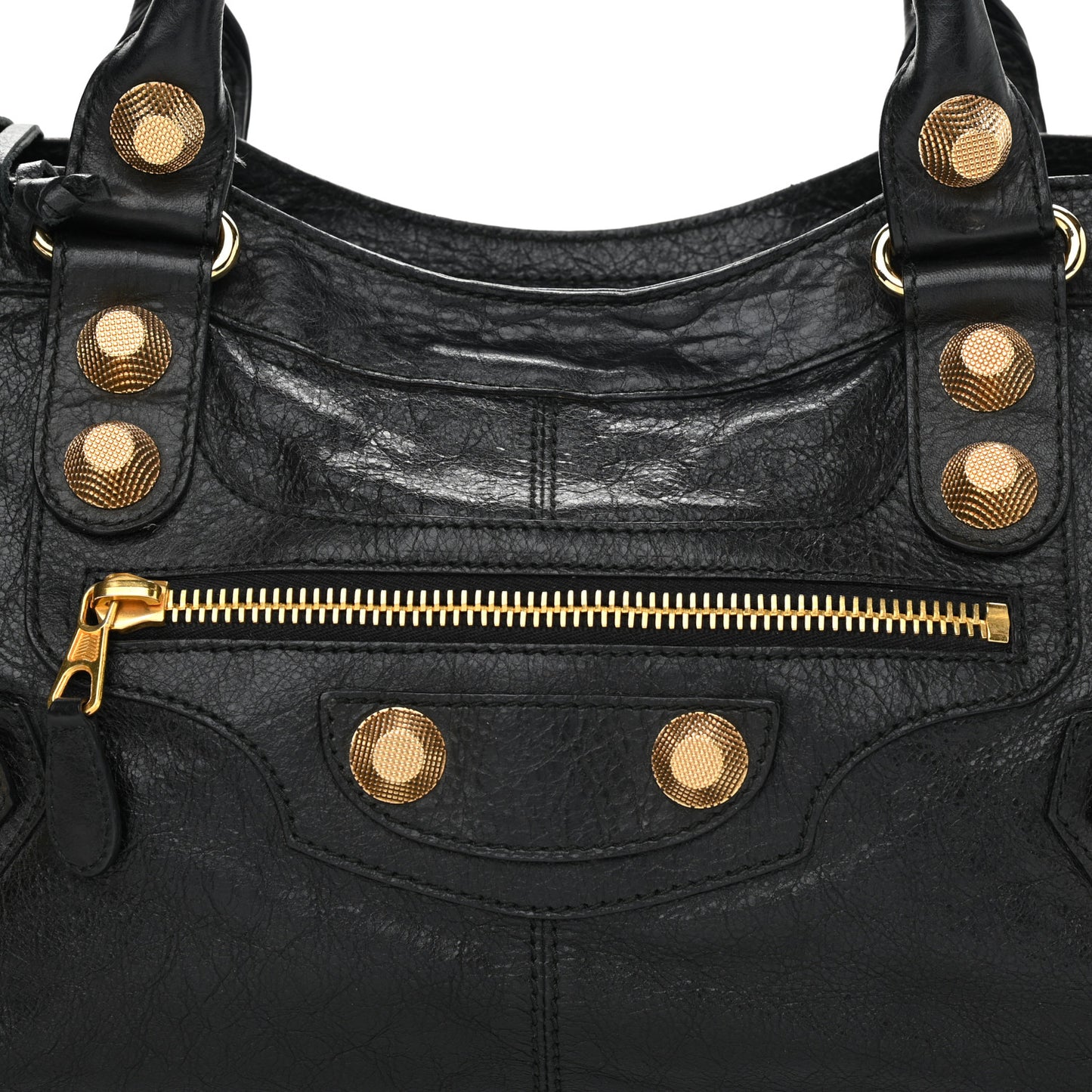 Agneau Giant 21 Gold Hardware Part Time Black