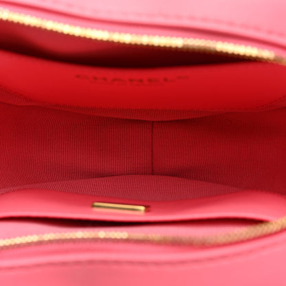 Chanel Lambskin Quilted CC In Love Heart Bag Pink 5 of 9