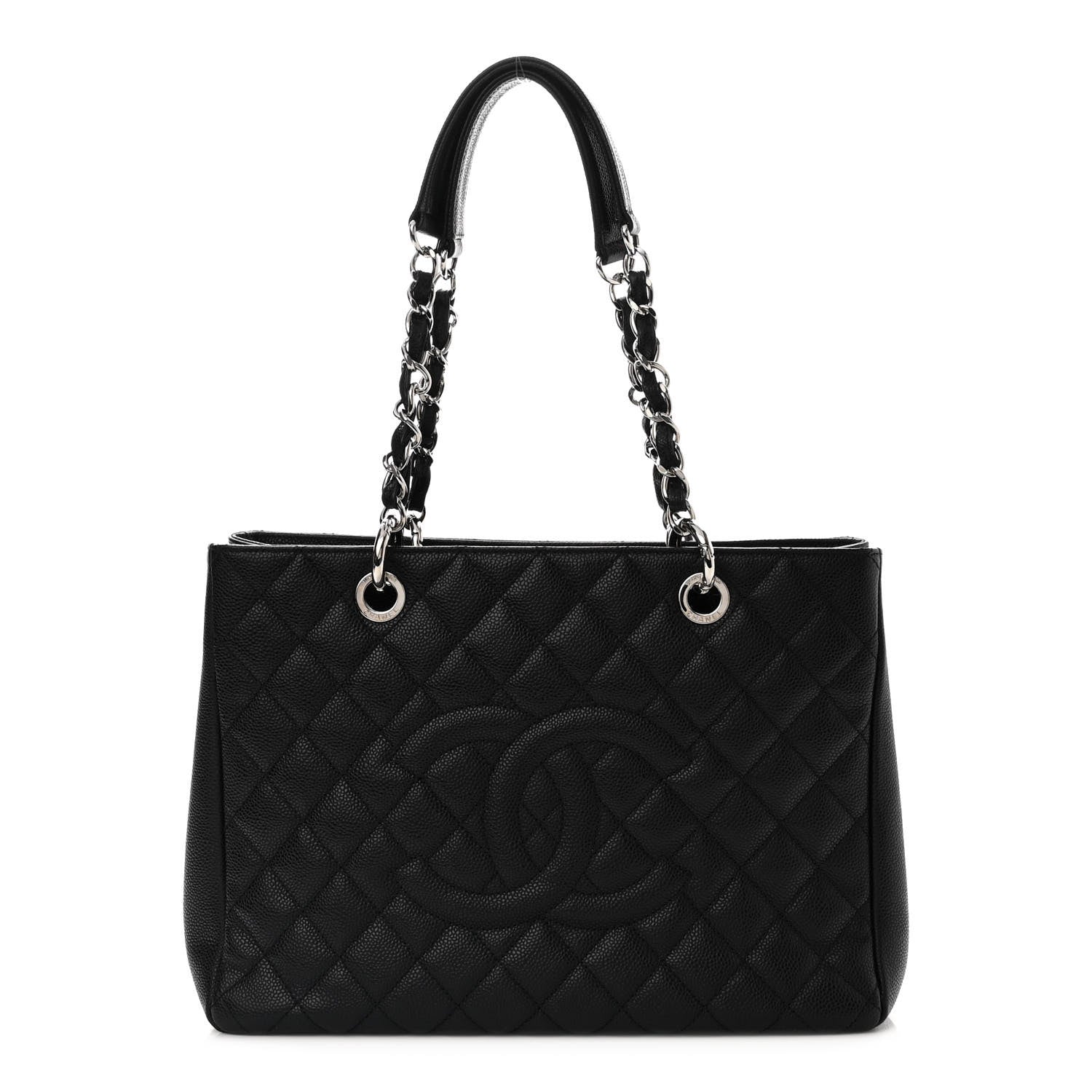 Chanel Caviar Quilted Grand Shopping Tote GST Black 1 of 11