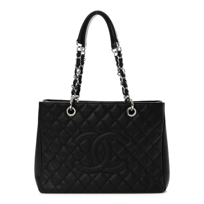Chanel Caviar Quilted Grand Shopping Tote GST Black 1 of 11