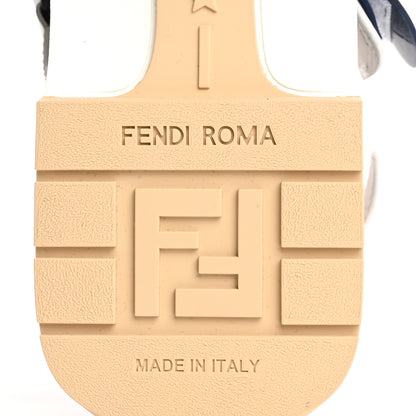 Fendi Vitello T Rex Platform Sandals 39 Ultra White Multicolor 8 of 10
