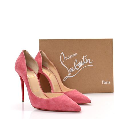 Christian Louboutin Veau Velour Iriza 100 Pumps 38 Milady 8 of 8