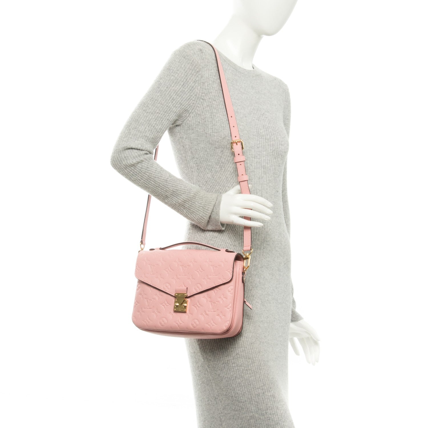 Louis Vuitton Empreinte Pochette Metis Rose Poudre 2 of 8