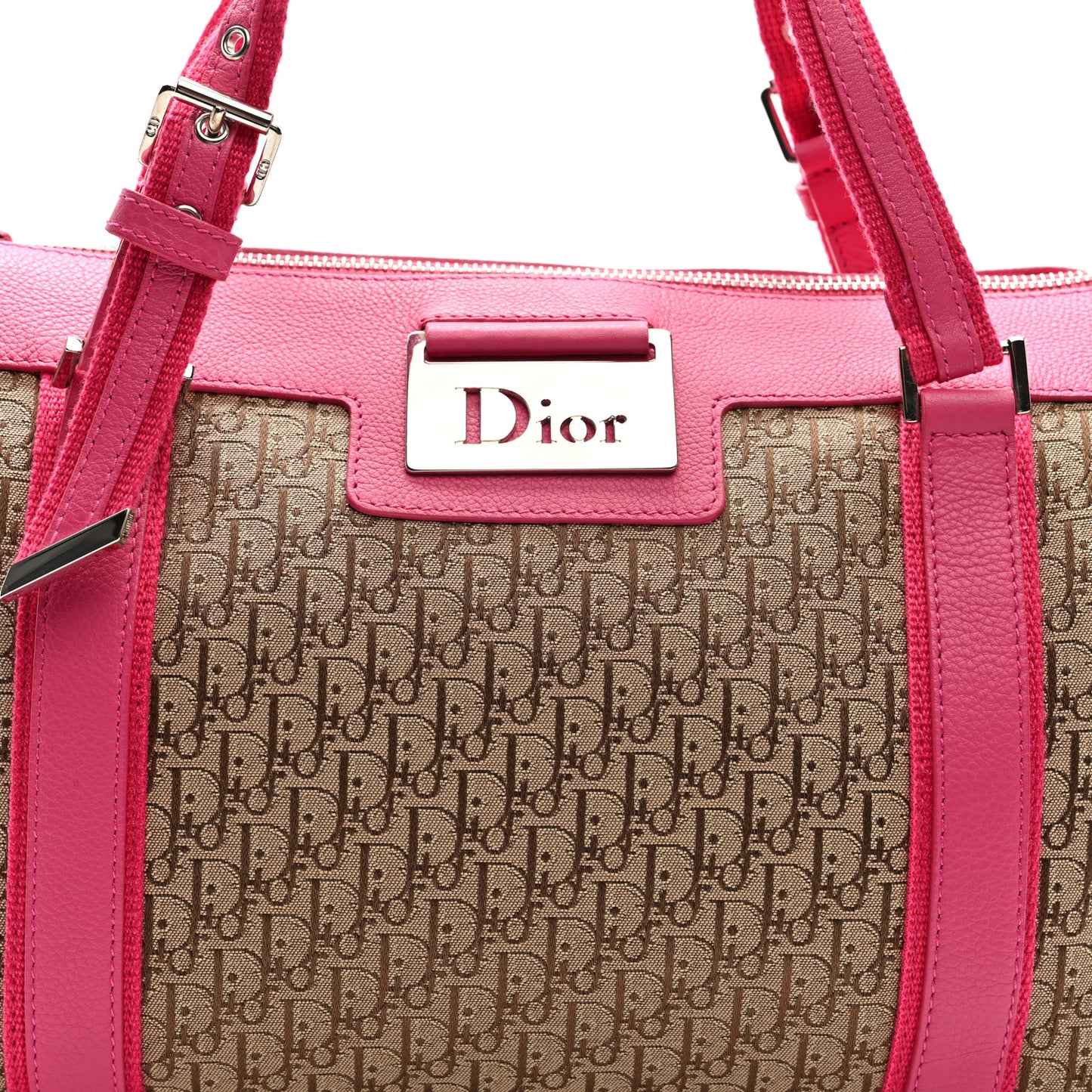 Monogram Street Chic Boston Pink Beige