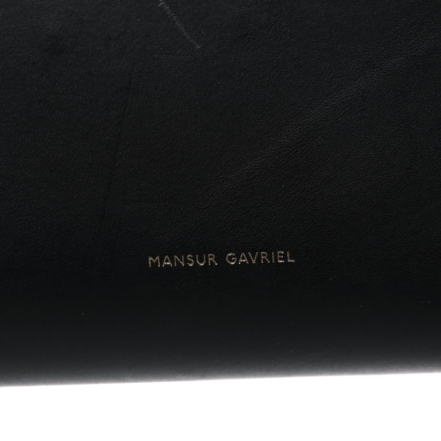 Mansur Gavriel Vegetable Tanned Calfskin Bucket Bag Black Flamma 6 of 25