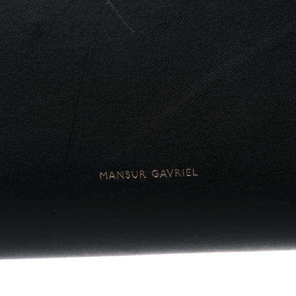 Mansur Gavriel Vegetable Tanned Calfskin Bucket Bag Black Flamma 6 of 25