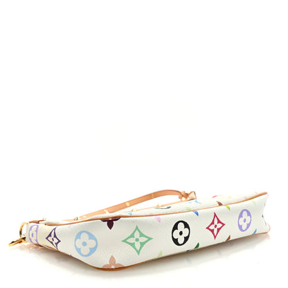 Louis Vuitton Monogram Multicolor Pochette Accessories White 4 of 8