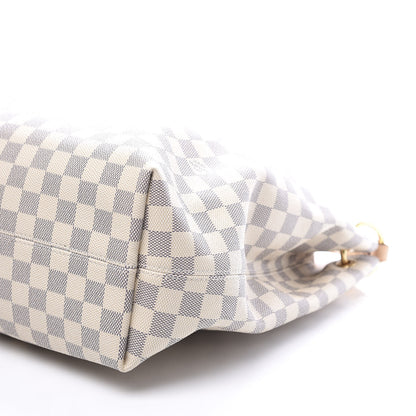 Louis Vuitton Damier Azur Graceful MM Rose Ballerine 9 of 10