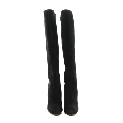 Saint Laurent Knee High Boots 36.5 Black 2 of 13