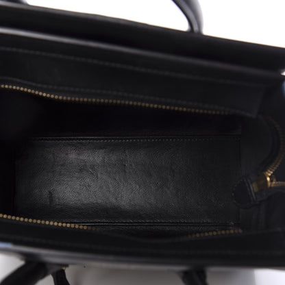 Celine Elephant Calfskin Suede Tri-color Nano Luggage Sand 5 of 11