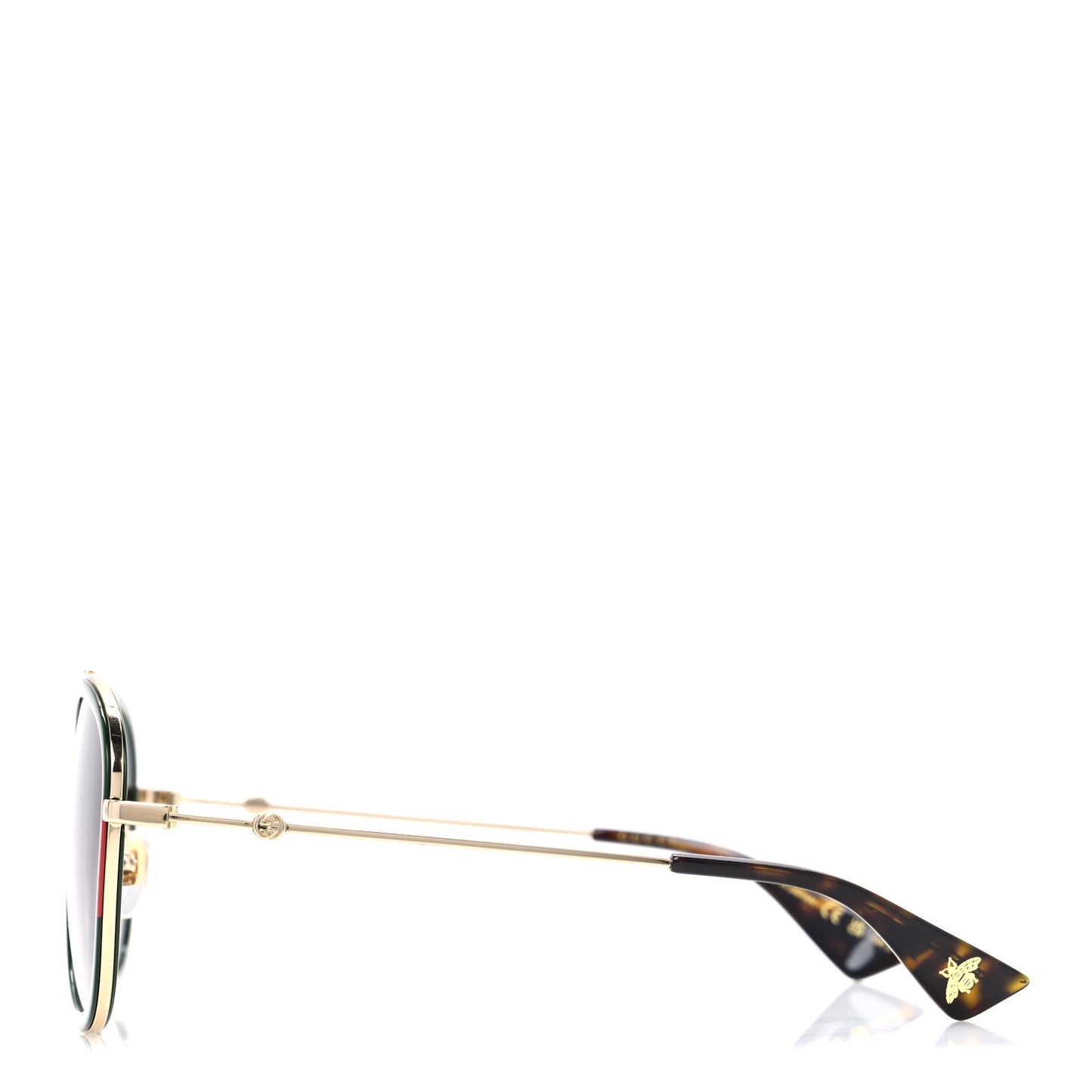 Web Aviator Sunglasses GG0062S Green Red