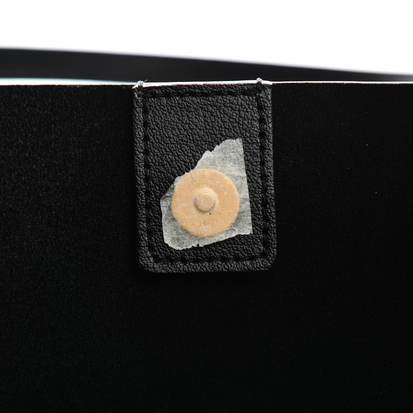 Calfskin Large Shopping Tote Black