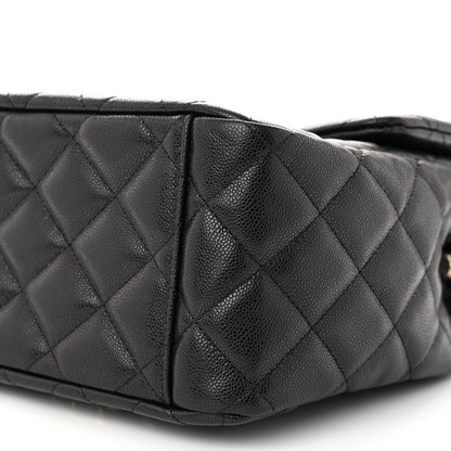 Chanel Caviar Quilted Small XXL Travel Flap Bag Black 10 of 11
