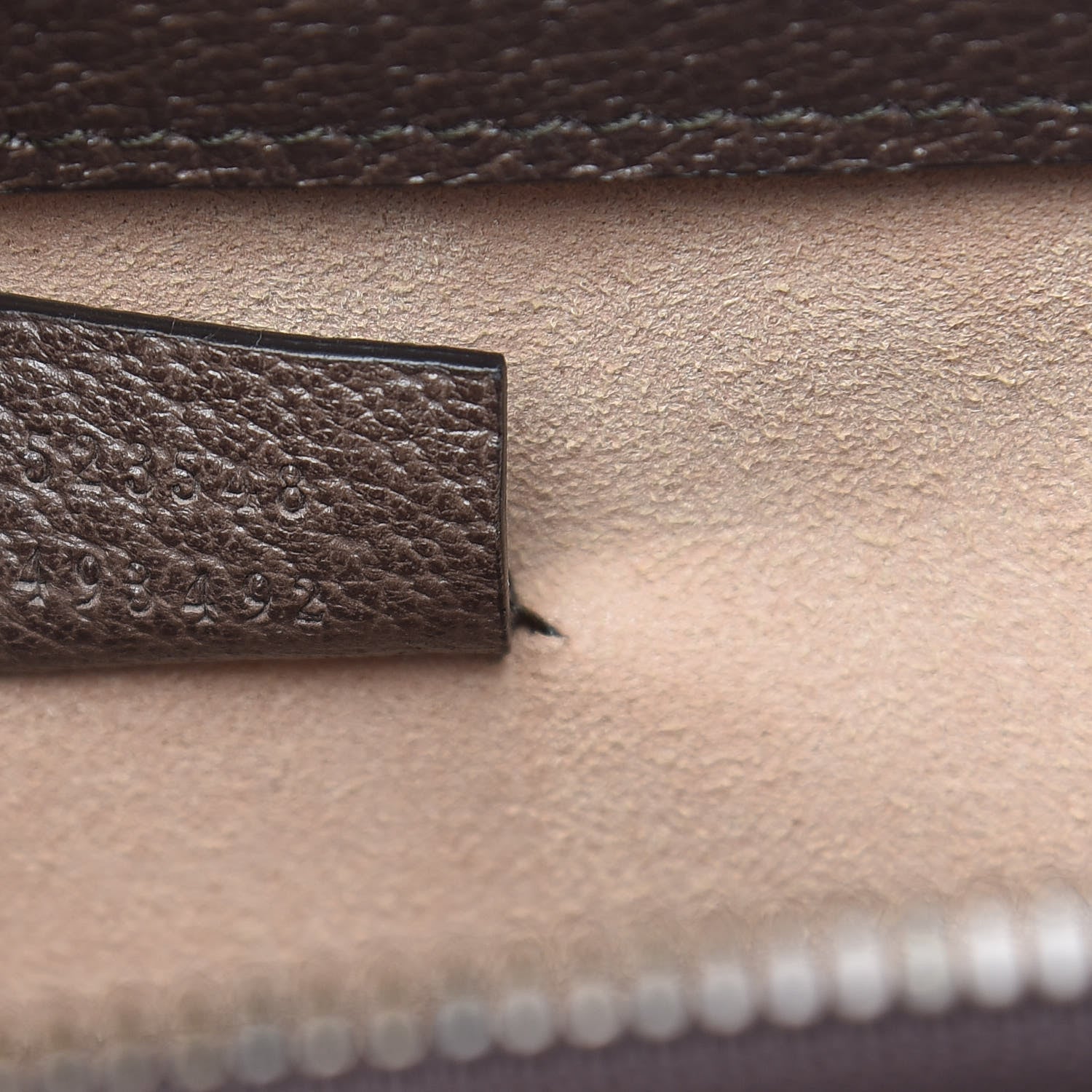 Gucci GG Supreme Monogram Neo Vintage Document Holder Beige New Acero Crop 6 of 12