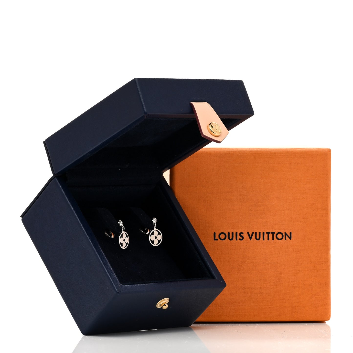 18K White Gold Diamond Idylle Blossom Stud Earrings