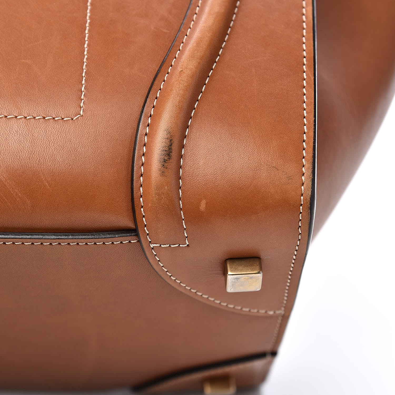 Celine Natural Calfskin Mini Luggage Tan 22 of 23