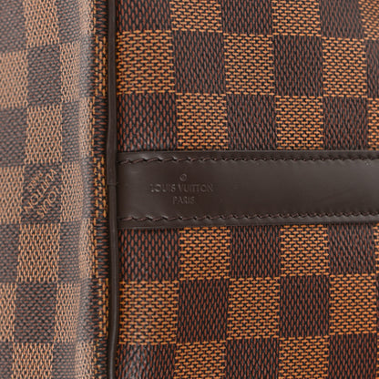 Louis Vuitton Damier Ebene Speedy Bandouliere 25 10 of 14
