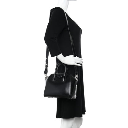 Givenchy Shiny Lord Calfskin Mini Antigona Black 2 of 11