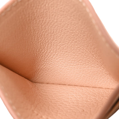 Gucci GG Grainy Calfskin Emblem Card Case Rose Dust 5 of 7