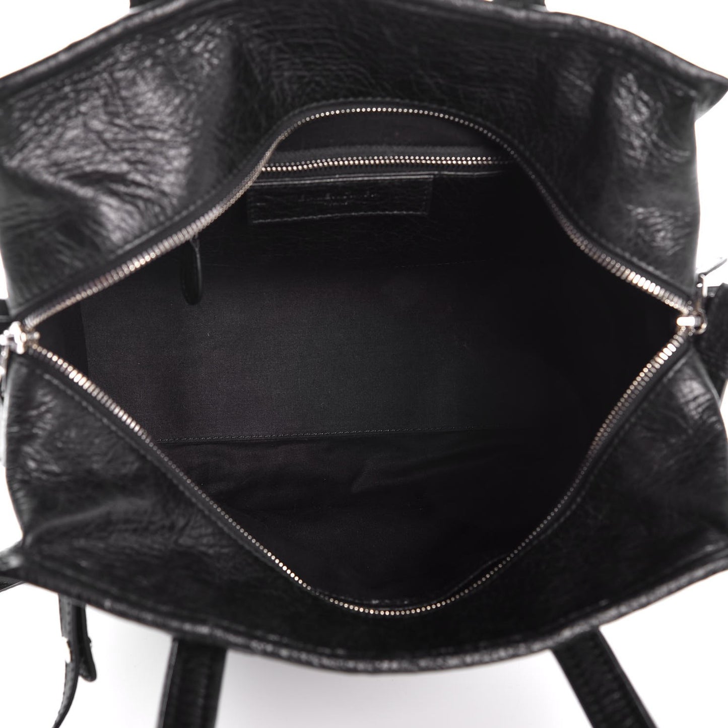 Agneau Small Bazar Shopper Tote Black