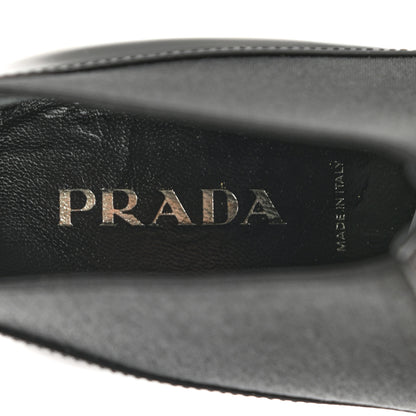 Prada Spazzolato Ankle Boots 36 Black 6 of 9