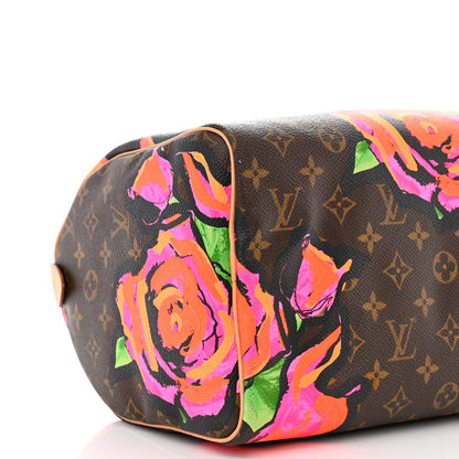 Louis Vuitton Monogram Roses Speedy 30 9 of 10