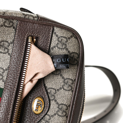 Gucci GG Supreme Monogram Web Small Ophidia Belt Bag 75 30 Dark Brown 8 of 11