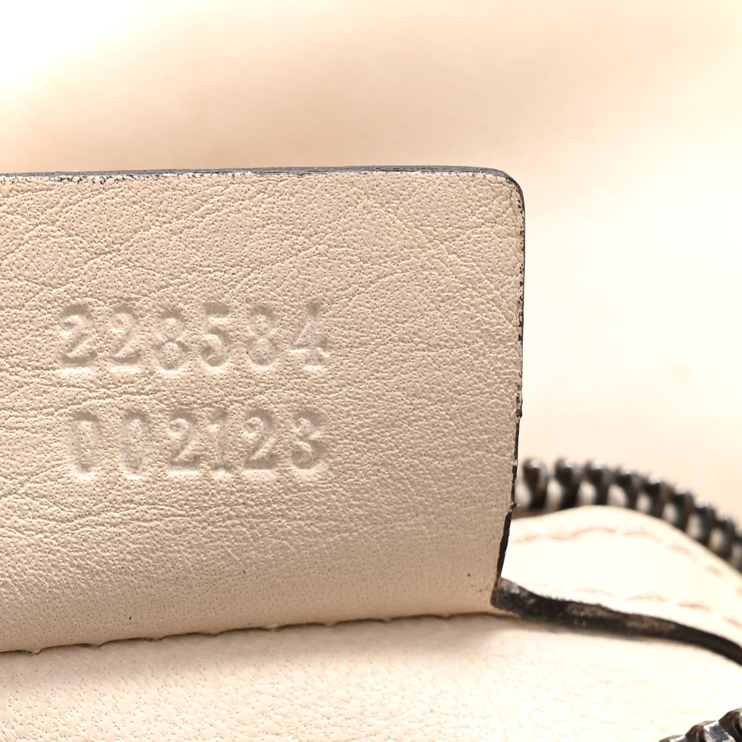 Gucci Pebbled Calfskin Medium Icon Bit Shoulder Bag Ivory 7 of 17
