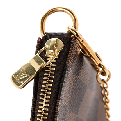 Louis Vuitton Damier Ebene Mini Pochette Accessories 8 of 10
