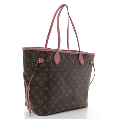 Louis Vuitton Monogram Articles de Voyage Ikat Neverfull MM Rose Velours 3 of 10