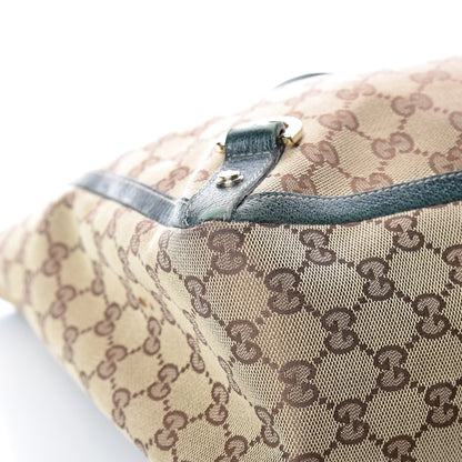Gucci Monogram Large Abbey Tote Green 17 of 18
