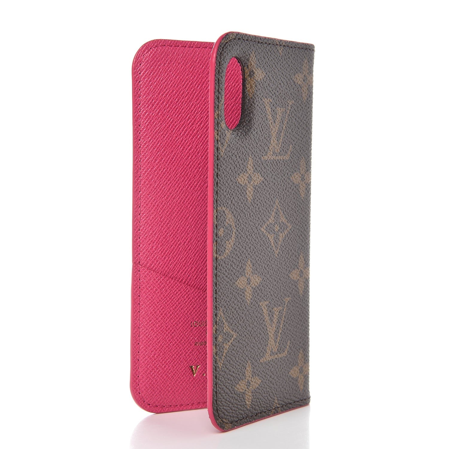 Louis Vuitton Monogram iPhone X Folio Case Rose Pop 3 of 7