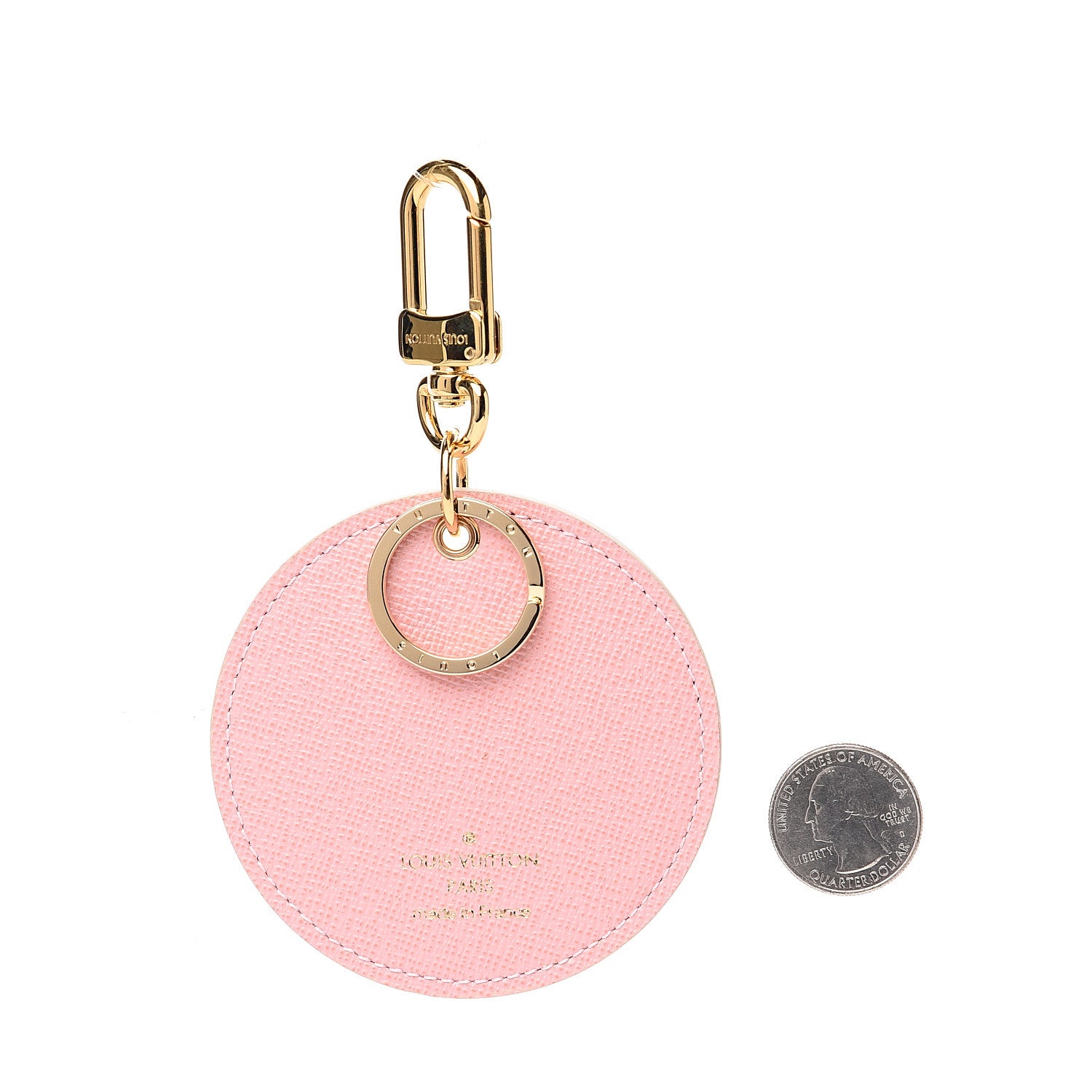 Louis Vuitton Damier Azur 2018 Christmas Animation Bag Charm Key Ring 2 of 3