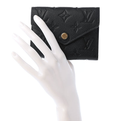 Louis Vuitton Empreinte Victorine Wallet Black 2 of 8
