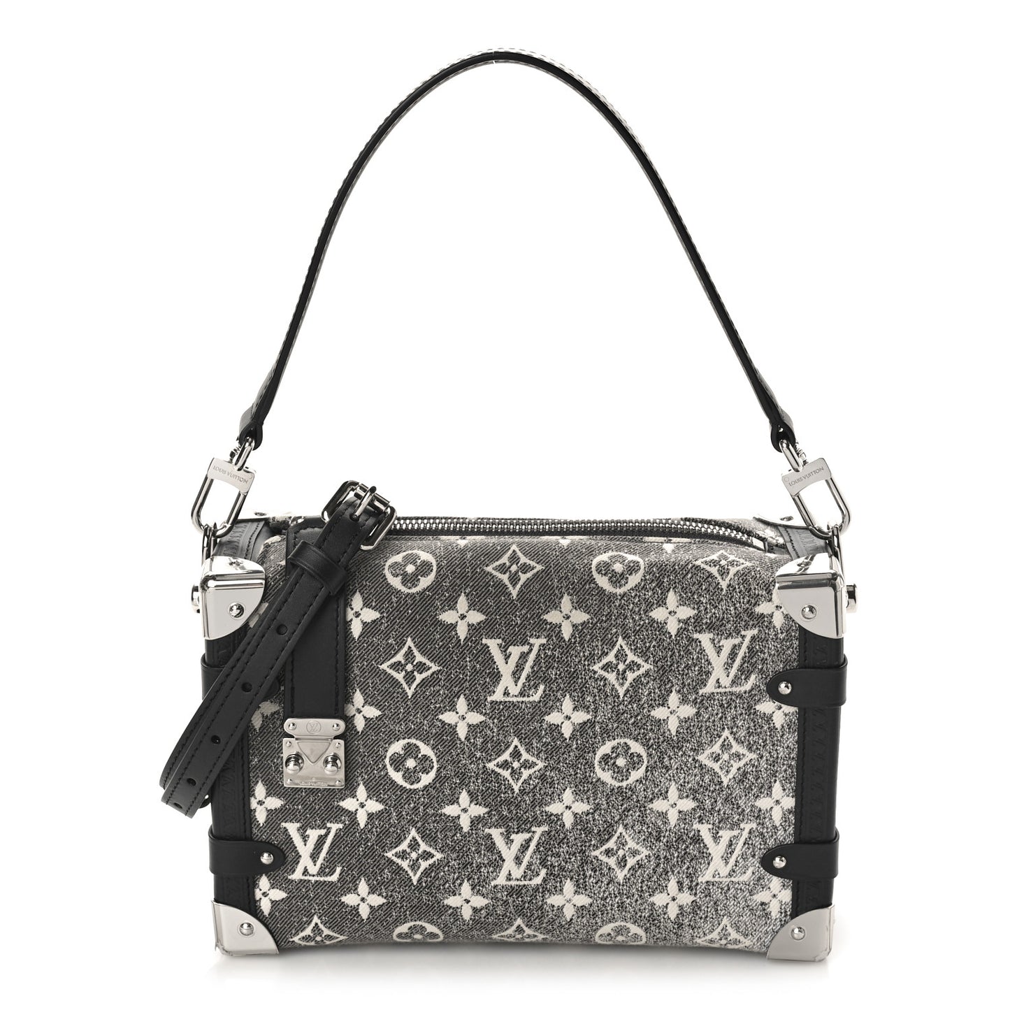 Monogram Jacquard Denim Side Trunk Grey