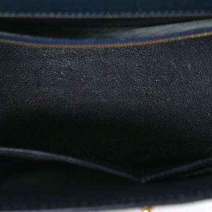 Hermes Courchevel Kelly Sellier 32 Bleu Indigo 5 of 14